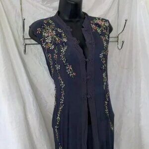 Vintage Asian Open Front Tunic